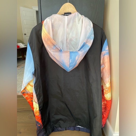 Polaroid Mountain Print Windbreaker Jacket, Men’s Medium - Picture 4 of 9